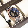 POEDAGAR Luxury Men Clock Hollow Tourbillon Automatic Mechanical Watch Waterproof Luminous Stainless Steel Watches+Box