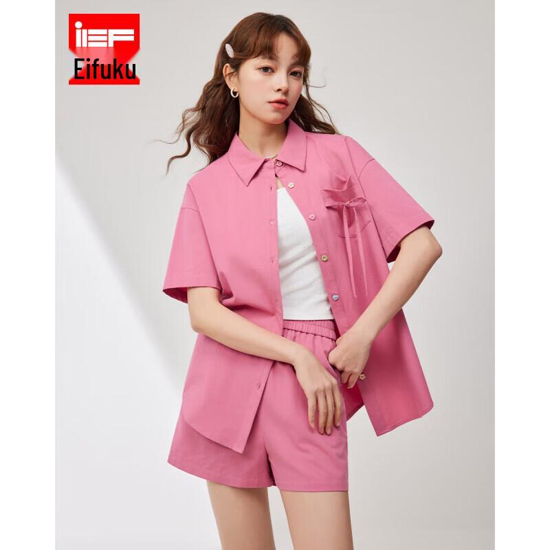 IEF 2025 Spring Preppy Versatile Pant Set S