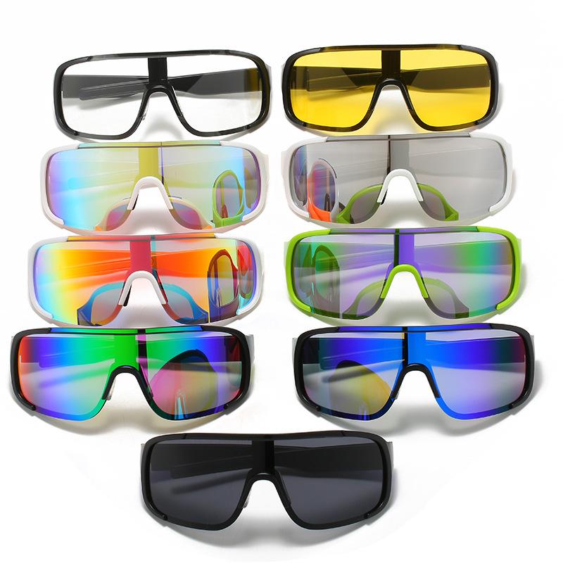 New cycling sunglasses colorful coated sunglasses sports sunglasses windproof outdoor sports glasses