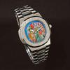 Business Casual Square Comic Cartoon Dial Quartz Men's WatchTop High Quality Steel Top Waterproof Sport Men Watch Male Clock