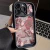 Fashion Pink Butterfly Design Phone Case Suitable for iPhone17 16 15 14 13 12 11Pro/Max/Plus Anti Drop and Anti Shock Back Cover