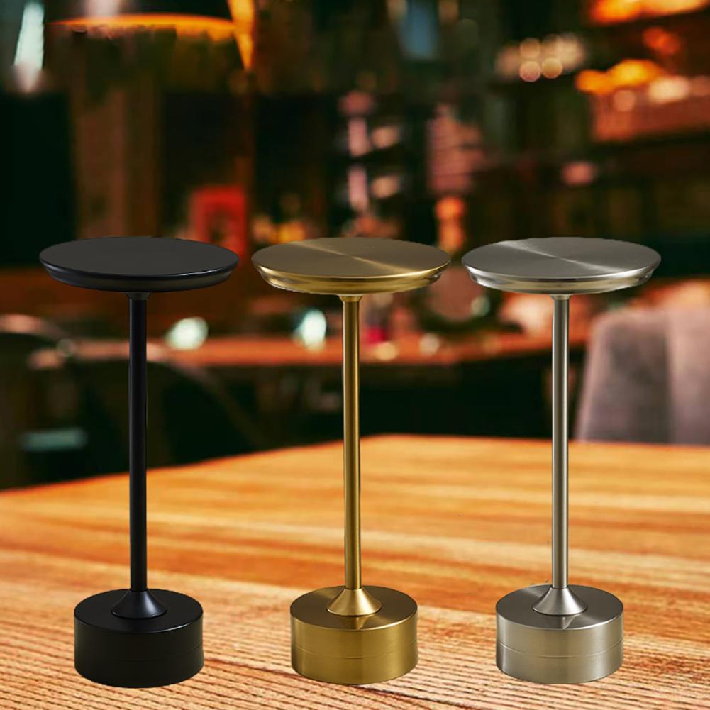 LED Bedside Lamp Rechargeable Battery Touchable Desktop Decor Light Energy Saving Reading Desk Lights Eye Protecting for Bedroom