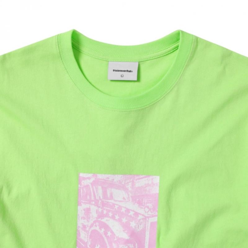 Dieses ist nie dieser alte LKW-T-Shirt Hellgrün