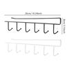 Kitchen Under Cabinet Hanging Hook Organizer Rack, No‑Drill Utensil Holder, Cabinet Shelf Hook for Mugs, Towels, Cooking Tools,