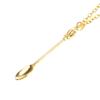 4 Colors Spoon Necklace  Spice Spoon Necklace Adjustable Mini Crowns Spoon Necklace Vintage Mini Spoon Pendant