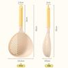 2in1 Heat-Resistant Kitchen Gadget Large Size Soup Ladle with Draining Feature Long Handle option of 1/2/3/5PCS