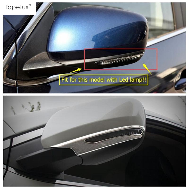 Rearview Mirror Strip Decoration Cover Trim For Renault Kadjar 2016 -  / Koleos 2017 -  ABS Chrome Accessories Exterior