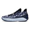 Anta Attack 5 Amortecimento Antiderrapante Resistente ao Desgaste Tênis de Basquete Cano Baixo Masculino sneaker Camuflado Azul 112331603-5