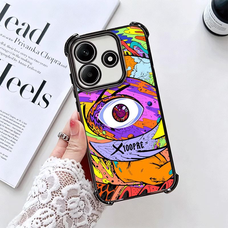 Bad Bunny X100pre Plating Phone Case For Xiaomi Redmi Note 14 15 Pro Plus 13 12 11 11S 11T 10 9S 9 5G Anti-Fall Airabag Cover