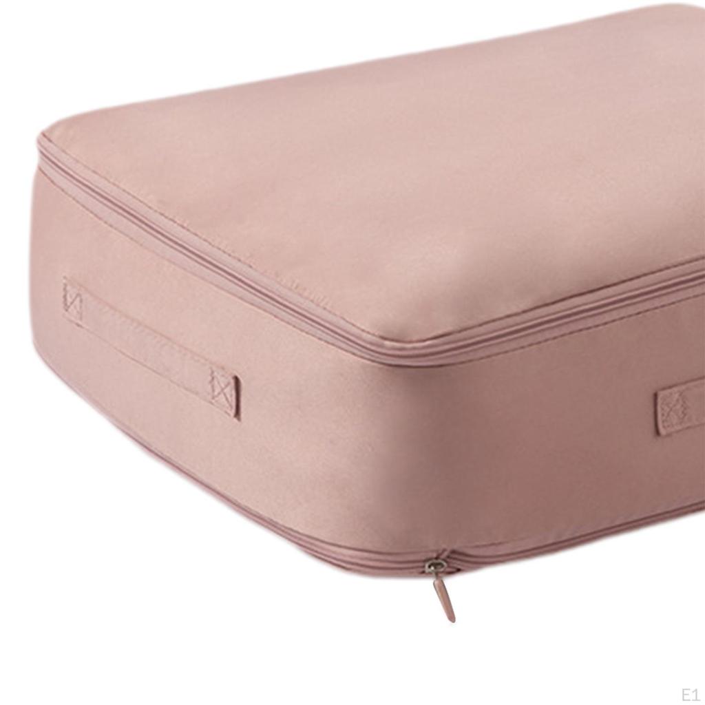 Platzsparende Selbst Kompression Organizer, Kleidung Lagerung Tasche mit Zipper Griff Tote für