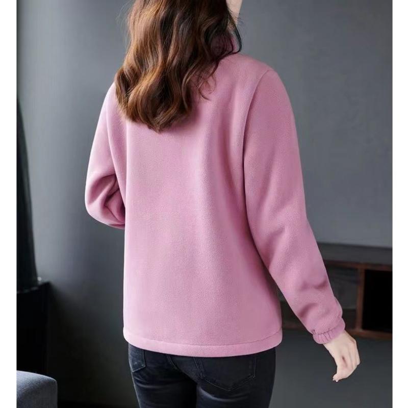 Jachetă Fleece Jachetă Casual pentru Femei Pulover Fleece Călduros Îngroșat Plus Fleece Pulover