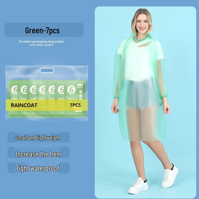 Huse de pantofi portabile, impermeabile, groase, transparente, de unică folosință - Ambalate individual pentru uz exterior