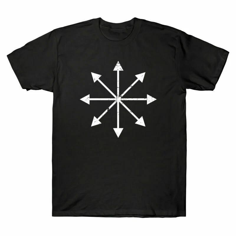 Short Symbol Magic Chaos Occult Sleeve T-Shirt T-Shirt Men s S