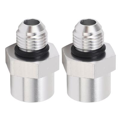 1 Paire Adaptateur de Ligne de Durite de Carburant Filetage Femelle M16X1.5 vers Filetage Mâle AN6 Adaptateur de Carburant Connecteur Fileté