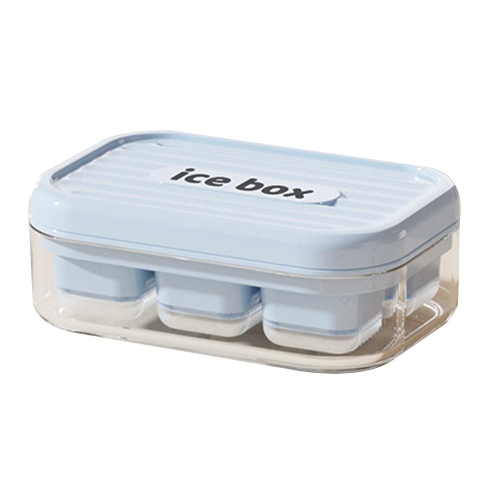 Press Type Summer Ice Cube Tray Quick Frozen With Storage Box Maker Ice Box Homemade Leak-Proof Ice Cube Maker Kitchen