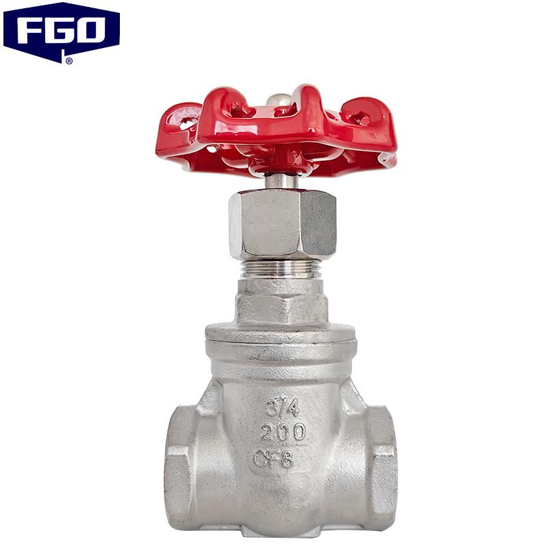 FGO Stainless Steel Threaded Gate Valve