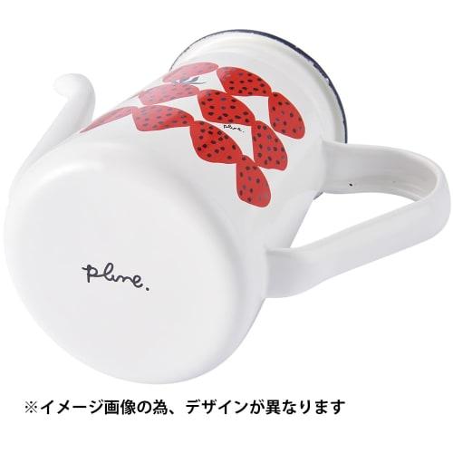 Toyo Horo Plune Enamel Cafe Pot, Lemon, Size: Approx. W21.5 X D11 X H19.5 PCP-703
