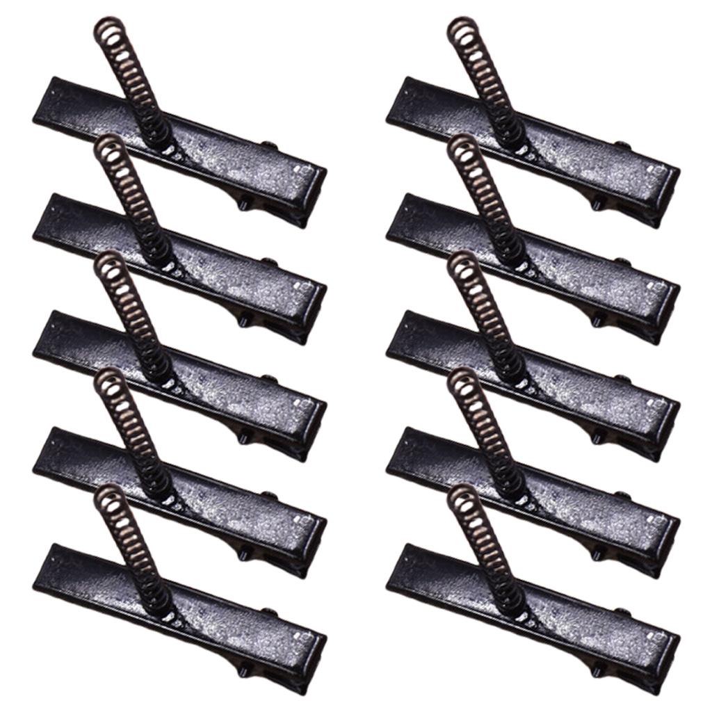10Pcs Plain Hair Clip Blank Hairpin Hair Clips with Springs Alloy Hairpin Plain Barrette Blank Crafting