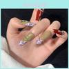 Exquisite Handmade Embossed Chinese Style Nail Stickers For Women