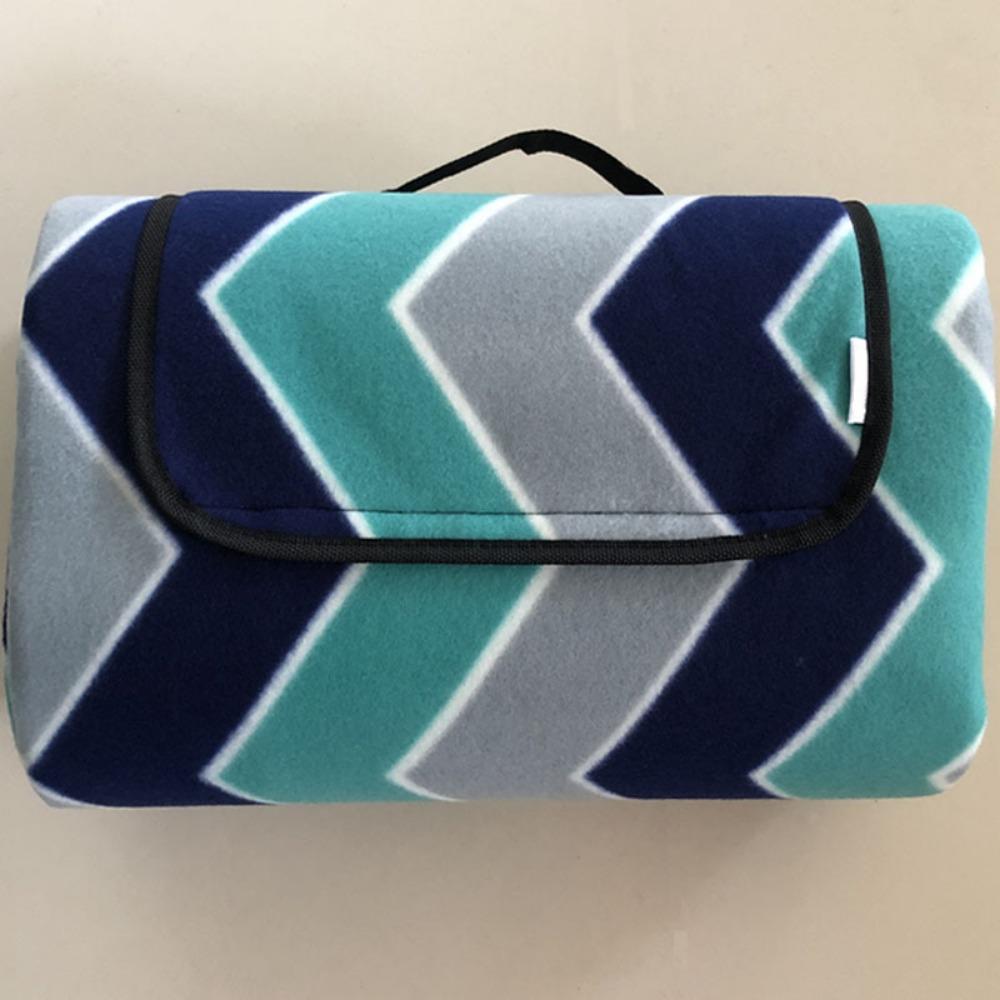 Sammet Tjock Fuktsäker Matta Bärbar Praktisk Matta Mode Ny Utomhus Camping Filt