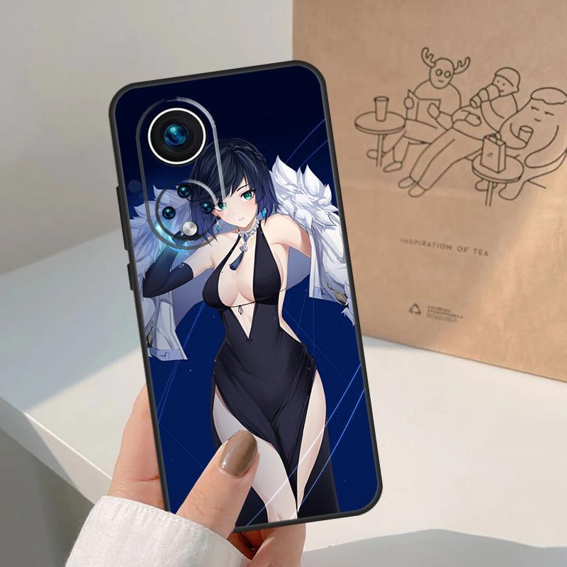 Yelan Genshin Impact For Honor Magic 8 Pro 7 6 5 Lite Case For Honor Win RT 200 400 50 70 90 X8b X9a X9b X9c X9d