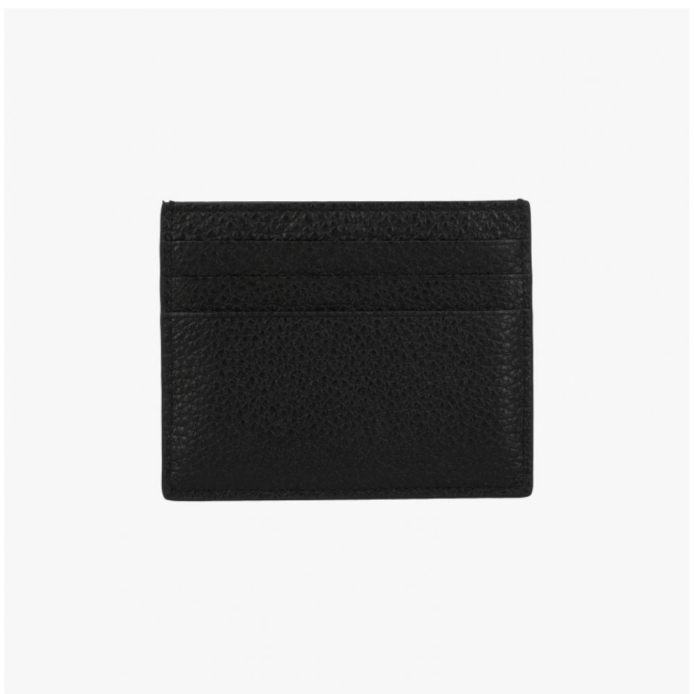 Prada Peněženka na karty s logem Grain Triangle 2mc025 2e54 F0002