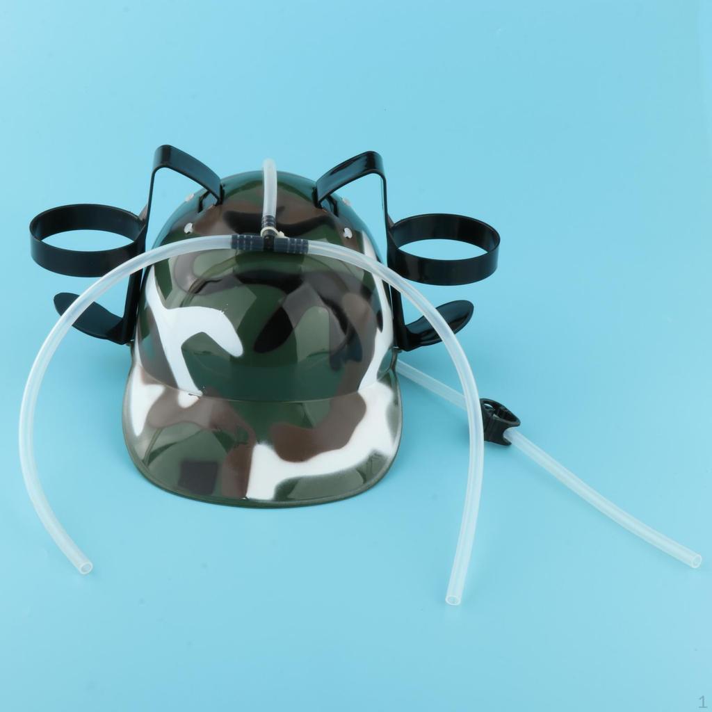 1Pc Novelty Drinking Helmet Guzzler Drinker Favor Hat Can Holder