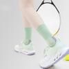Size 35-39 Women's Mid Length Tennis Socks Towel Bottom Breathable and Odor Proof Sports Socks