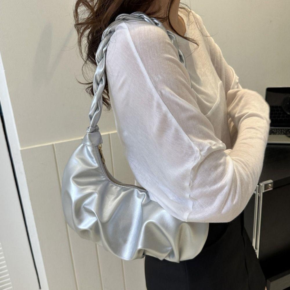 Korean Style Cloud Shoulder Bag Sweet Handbag Casual Underarm Bag  Girls