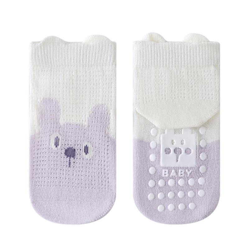 

Новые летние нескользящие детские носки - Защита от холода для малышей, учащихся ходить, для мальчиков и девочек S (0-1 years) фиолетовый