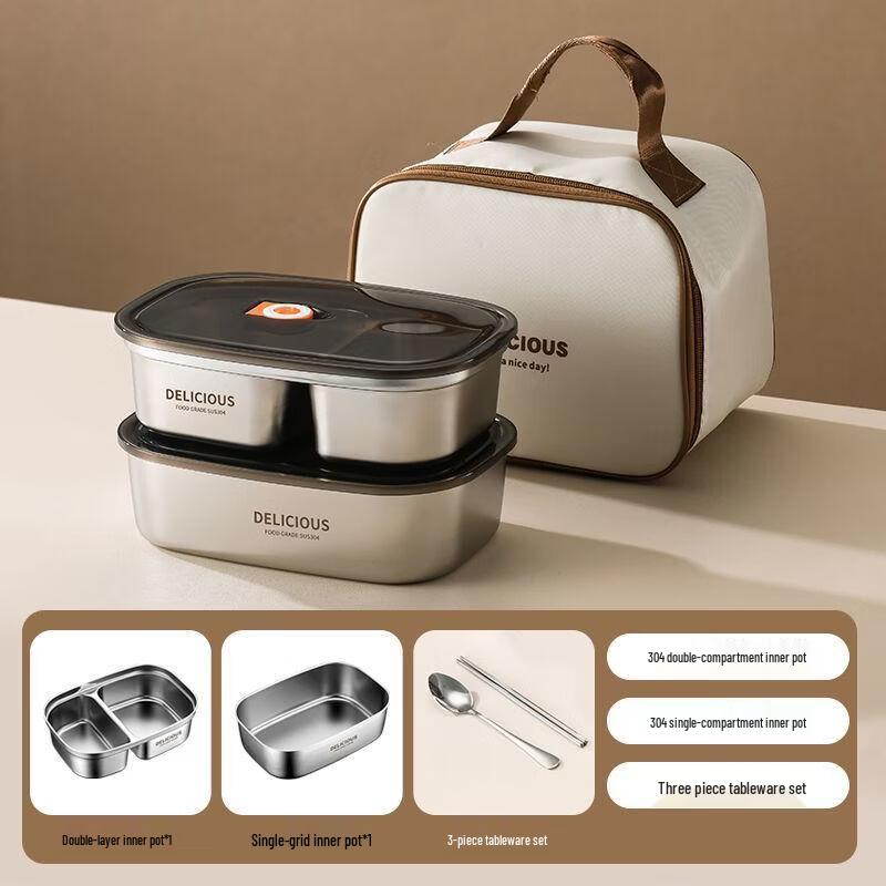 ZISIZ Portable Electric Heated Insulated Lunch Box