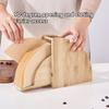 Solid Wood Coffee Filter Storage Rack Fan Shaped Coffee Filter Organizer  Household Countertop