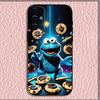 Funny C-Cookie-M-Monster Phone Case For Samsung S24,S21,S22,S23,S30,Ultra,S20,Plus,Fe,Lite,Note,10,9,5G Black Soft Shell