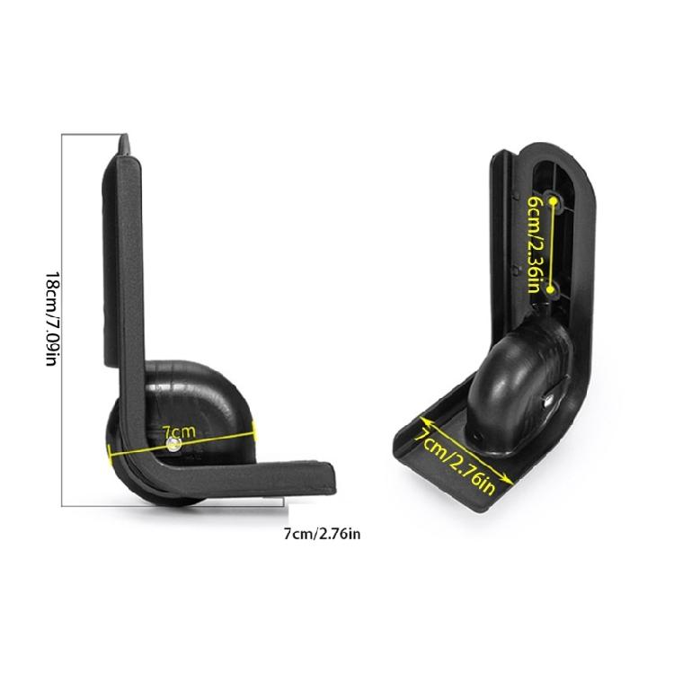 1 Paar PVC-Gepäckräder Kofferräder Ersatz-Lenkrolle für den Urlaub