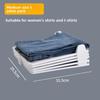 Clothing Organizer Foldable Storage Shelf For Home Wardrobe With Layered Design