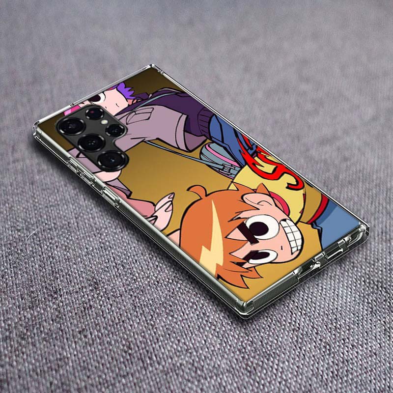 Scott Pilgrim Anime Phone Case For Samsung Galaxy S24 S23 S21 S20 FE S22 S26 Ultra S25 Edge S10 Plus Cover Clear TPU Capa Shell