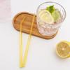 11Pcs Coloful Glass Straws - Reusable Drinking Straws with Cleaning Brush, 200x8 Mm for Beverages, Shakes, Milk Tea, Juices