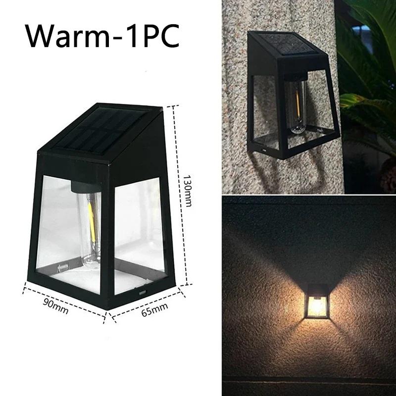 

Solar Tungsten Lamp Outdoor for Garden Decoration Waterproof IP54 1300K 3000K Vintage Solar Lamp Ornament for Patio Yard