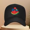 Watermelon And Glasses Summer Vibe Baseball Cap Adjustable Travel Hat
