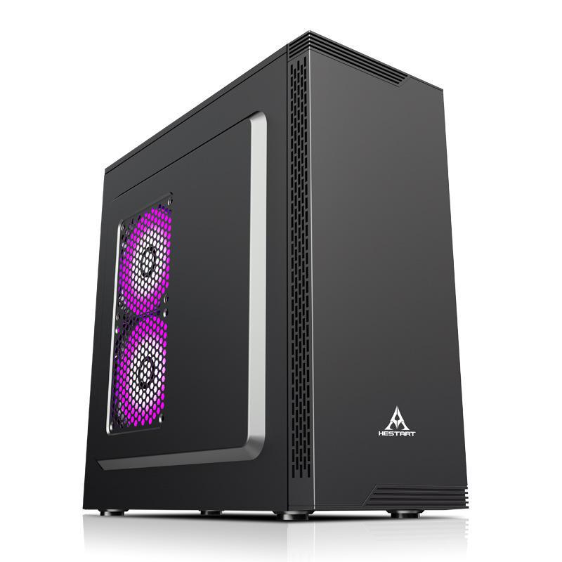 

Минималистичный настольный корпус ATX с двумя железными боковыми панелями и верхним выключателем питания U3*2 extraordinary computer case чёрный