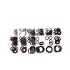 225Pcs/Box Rubber O Ring Assortment Kits 18 Sizes Sealing Gasket Washers Made Of Nitrile Rubber Nbr O Ring Set