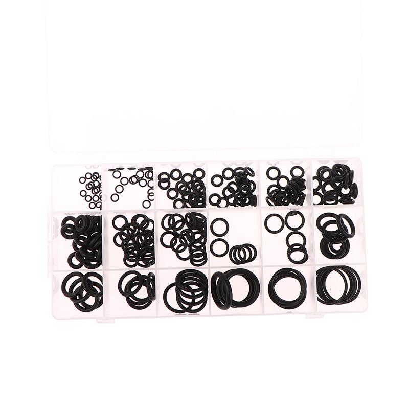 225Pcs/Box Rubber O Ring Assortment Kits 18 Sizes Sealing Gasket Washers Made Of Nitrile Rubber Nbr O Ring Set