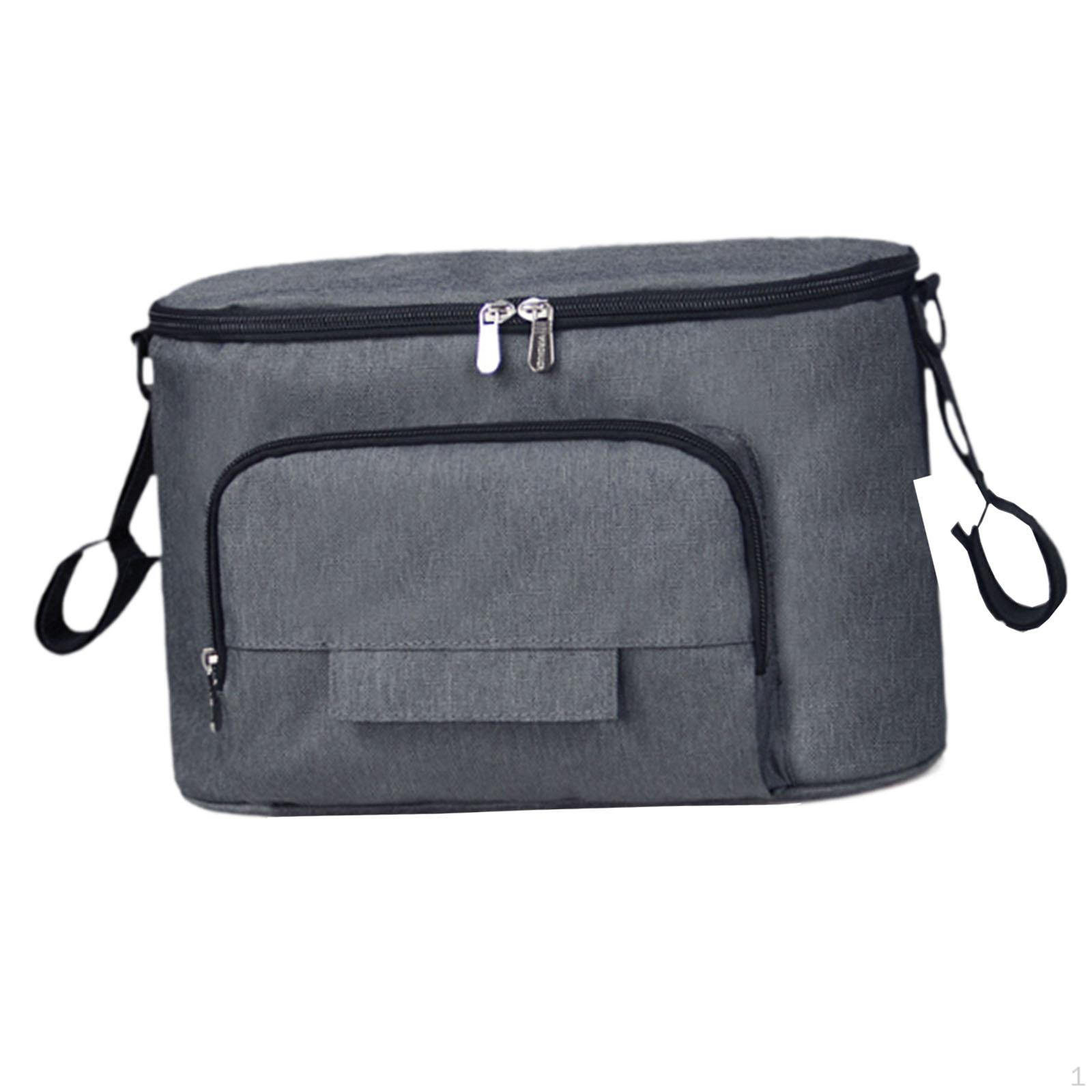 

Чехол-органайзер для детской коляски, аксессуары для коляски, водонепроницаемый, дорожная сумка для детской коляски серый