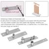 360-degree Rotating Door Pivot Hinge System Heavy Duty Door Shaft Hidden Axis  Closet