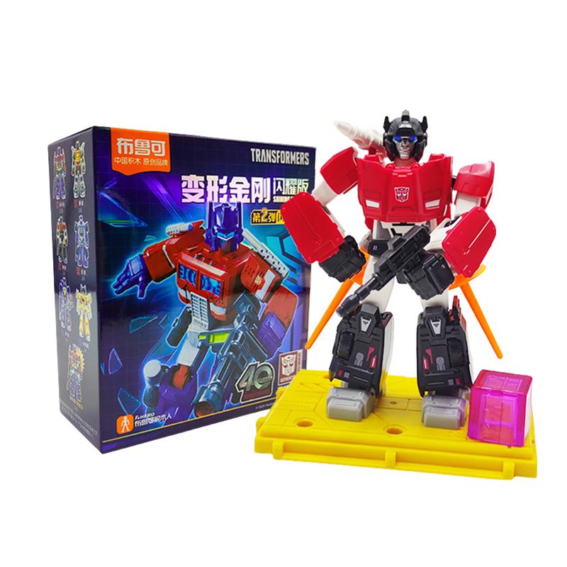 Blokees Transformer Optimus Prime Building Blocks Transforming Bumblebee Action Figure Robot Model Kids Gif
