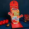 3D Folding 2025 Snake Year Red Envelopes Traditional Good Luck Red Pocket  Kids Gift