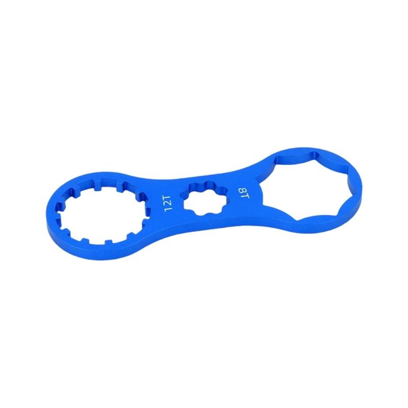 Aluminum Alloy Fork Wrench For Emergency Repairs And Routine Care Of Mountain Bike Suspension Systems Double Head Design