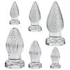 Multi-size Transparent Rear Hole Anal Plug with Suction Cup and Soft Stimulation for SM Play