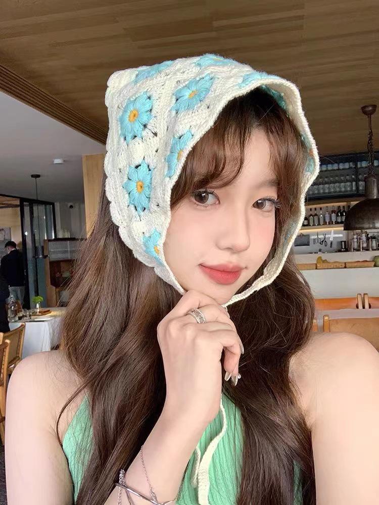 French Lace Bandana Scarf: Summer Silk Hair Tie & Headband Accessories