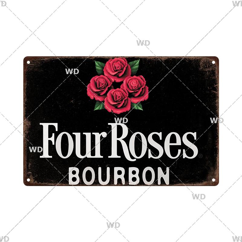 Whisky Marke Metall Vintage Blechschild Metallschild Dekorative Wandplakette Werbeschild Pub Bar Club Man Cave Dekor Wanddeko